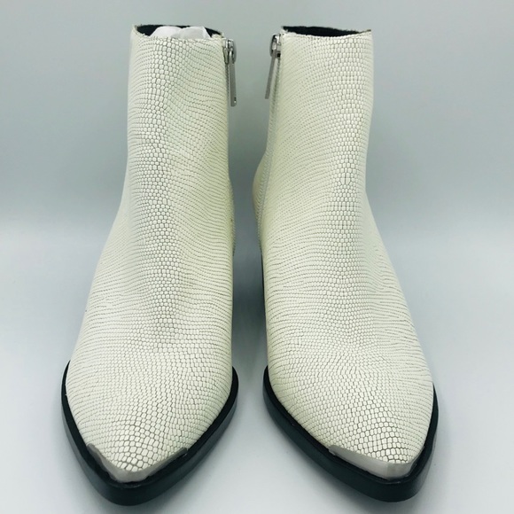 Calvin Klein Jeans Shoes - NWT CALVIN KLEIN JEANS WHITE REPTILE BOOTS